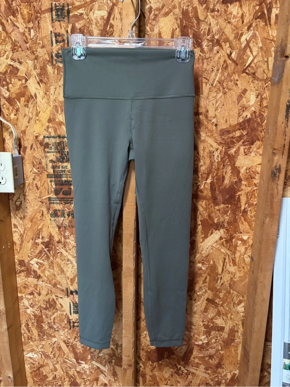 Lululemon High-Waist Olive Green Align Active Leggings - Picture 5 of 7